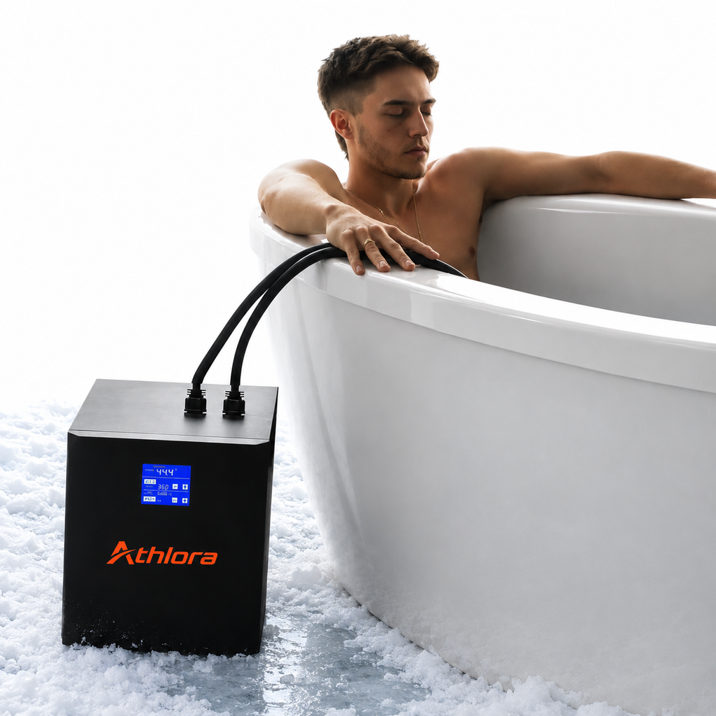 Athlora Kaltbad – Elektrisches Eisbad mit 3 bis 15 °C